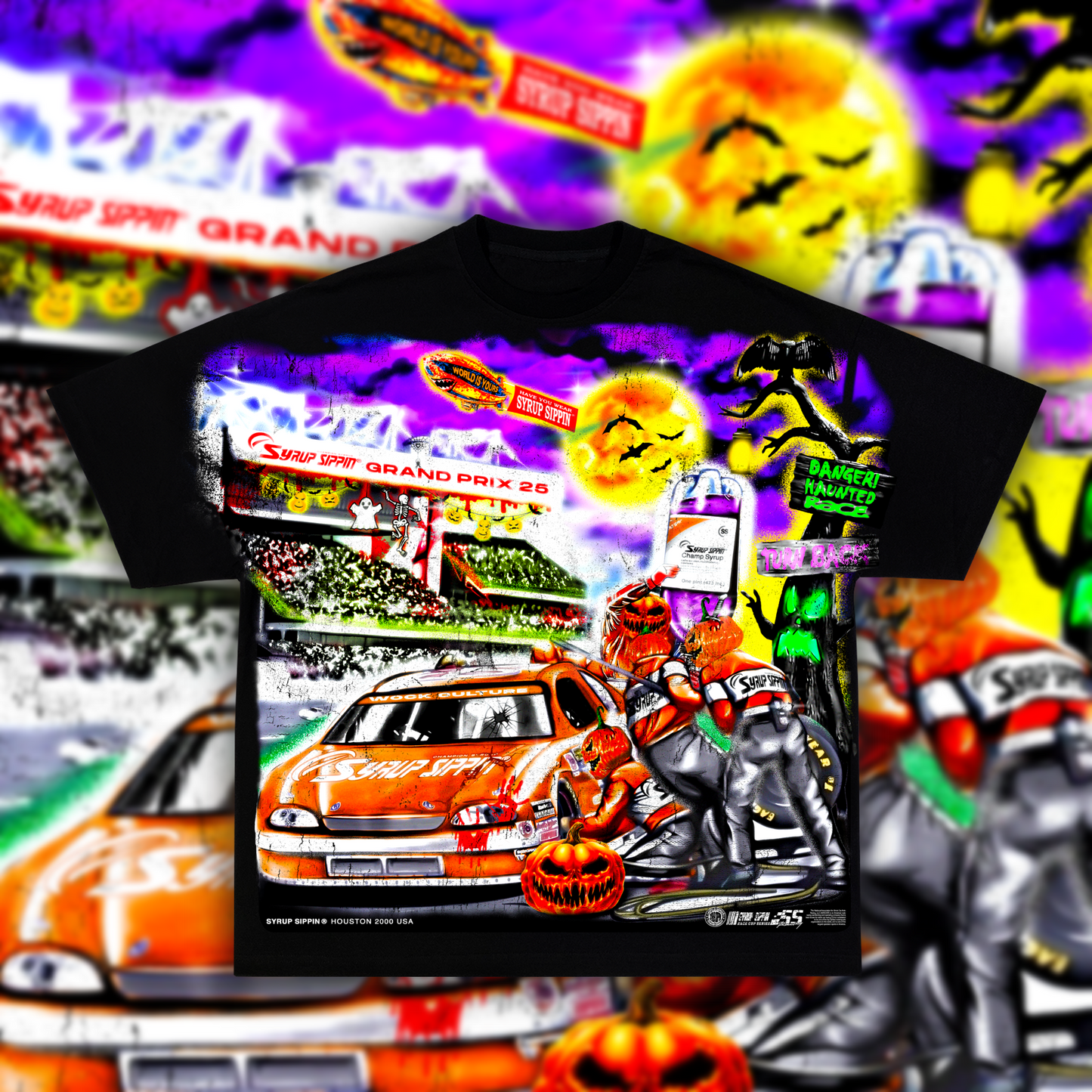 Halloween nascar tee