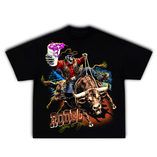 Sippin and roping tee